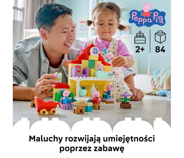 LEGO DUPLO 10467 Peppa Dom rodzinny - 1489540 - zdjęcie 4